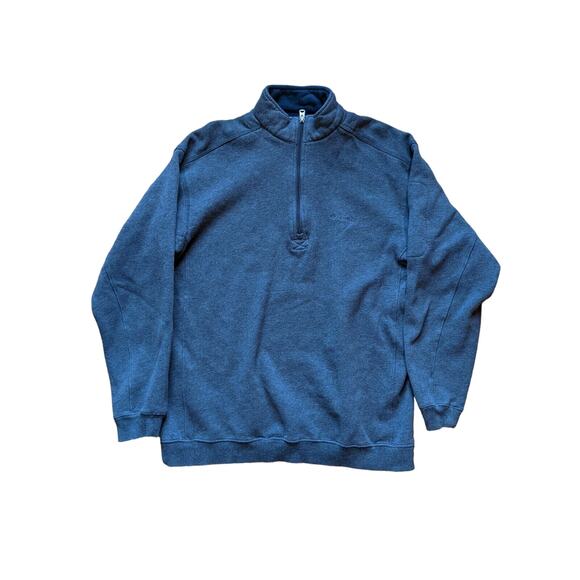 Mens Columbia 1/4 Zip Pullover Sweatshirt Quarter Zip Size LT Gray - Picture 1 of 11